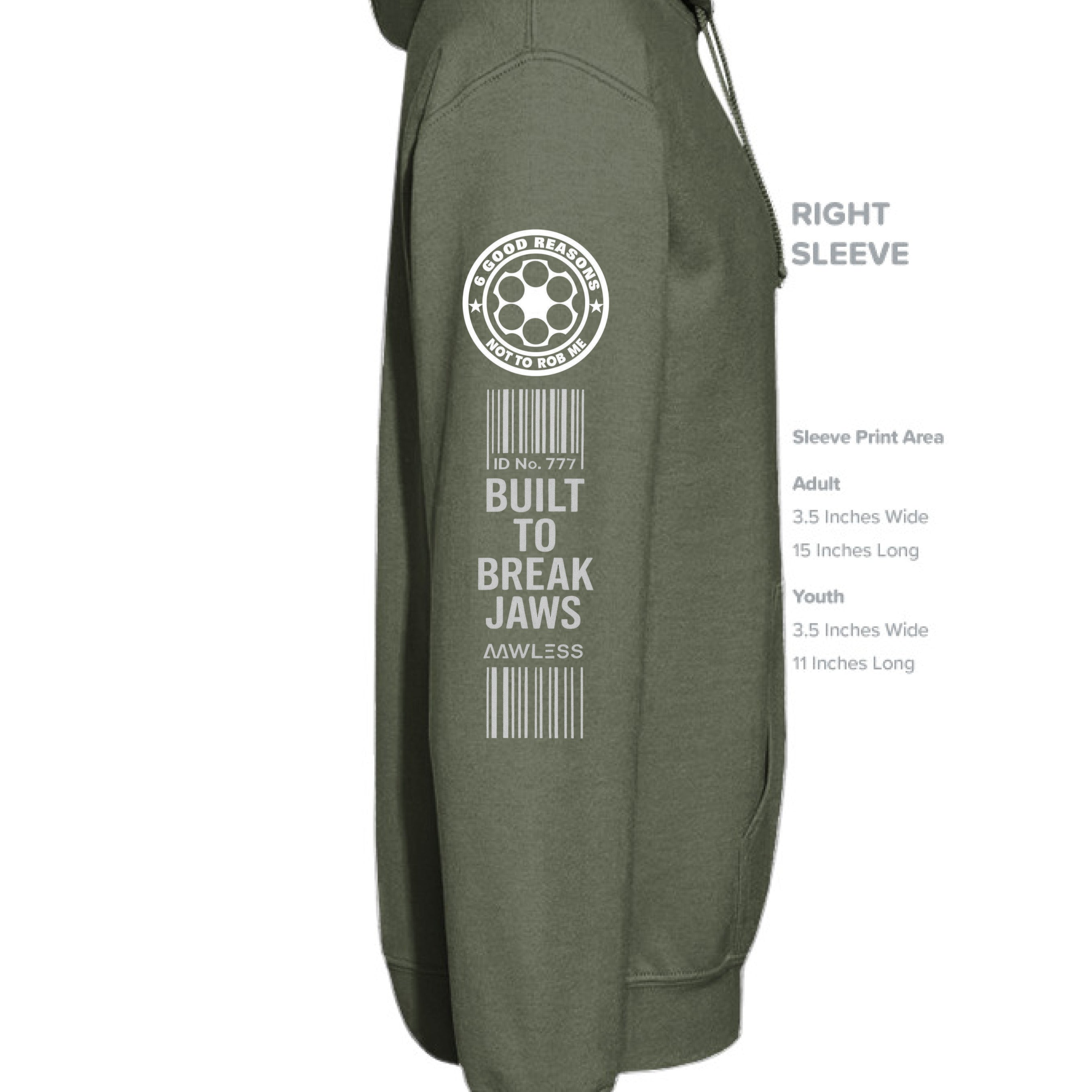 MILITARY GREEN - SLEEVE_RIGHT